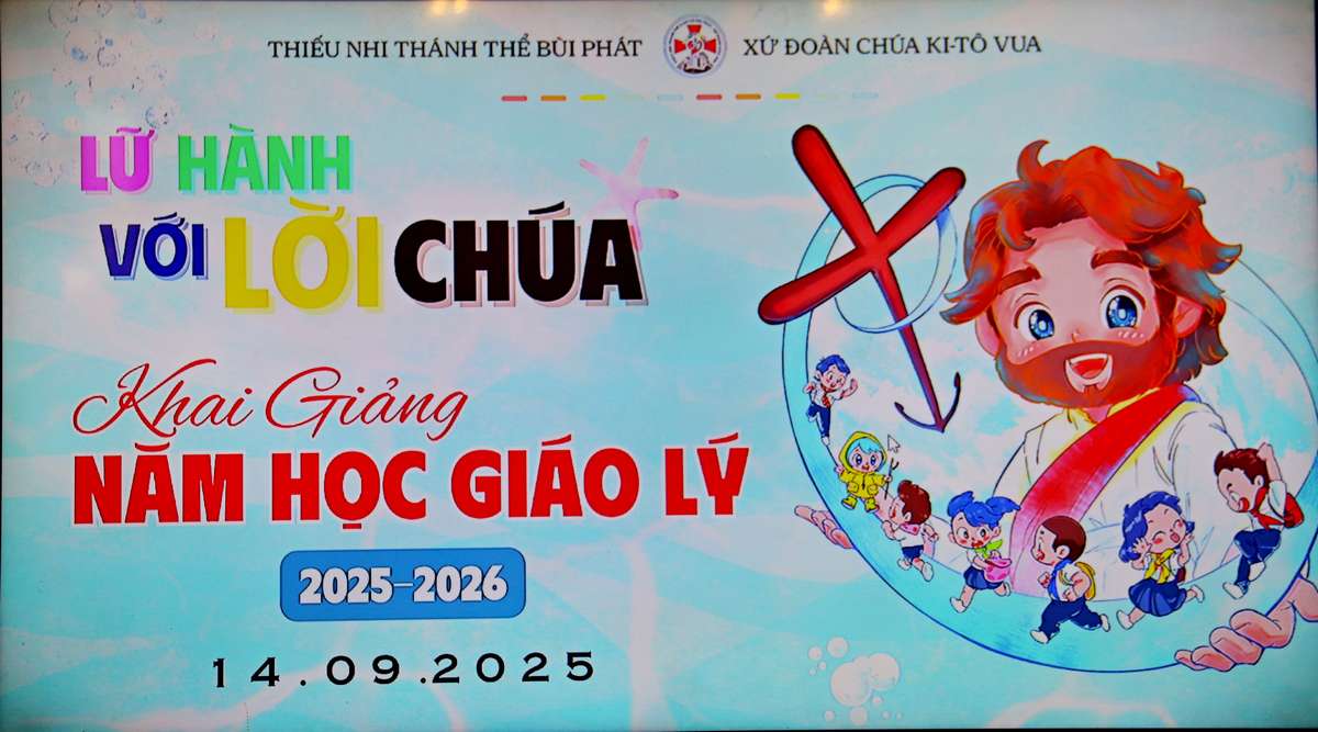 Giáo xứ Bùi Phát: Lễ khai giảng năm học Giáo lý 2025 -2026