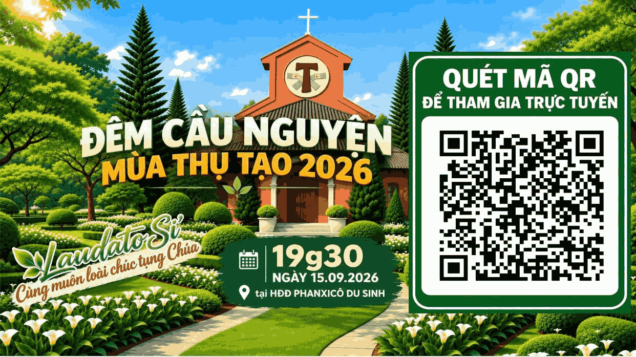 Tỉnh Dòng Phanxicô Việt Nam: Đêm cầu nguyện - Mùa Thụ Tạo 2026