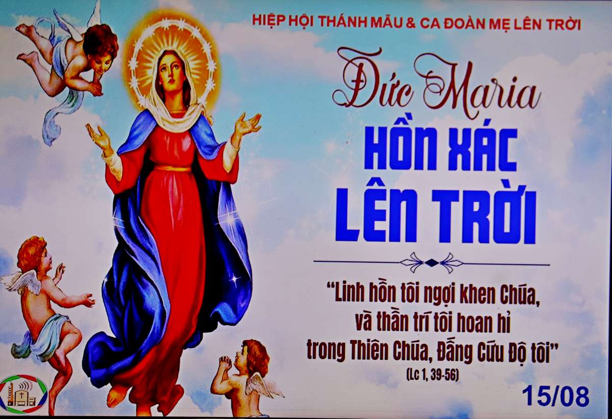 Thánh lễ kính Đức Mẹ Hồn Xác Lên Trời bổn mạng Hiệp Hội Thánh Mẫu