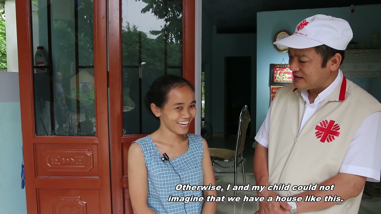 Caritas Việt Nam: phóng sự hỗ trợ xây dựng nhà cửa sau bão lũ 2020 tại TGP. Huế