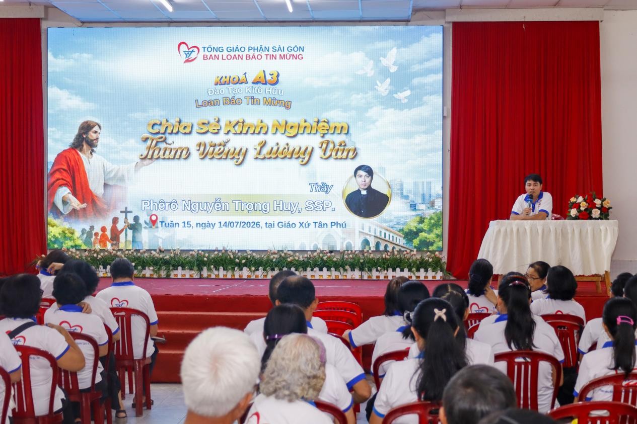 Ban Loan Báo Tin Mừng: Khóa A3 Loan Báo Tin Mừng tuần 15 ngày 14.07.2026