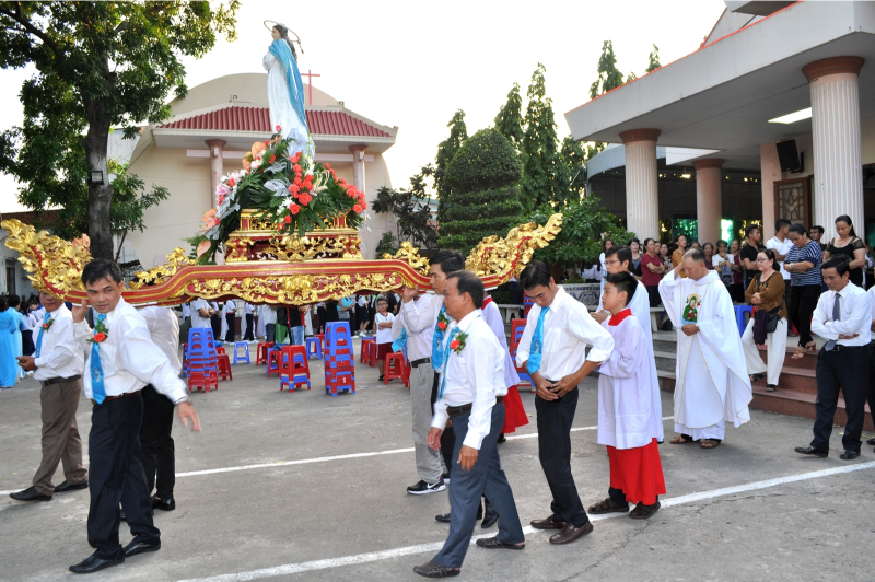Giáo xứ Mân Côi Bình Thuận: Lễ Đức Mẹ Hồn Xác Lên Trời