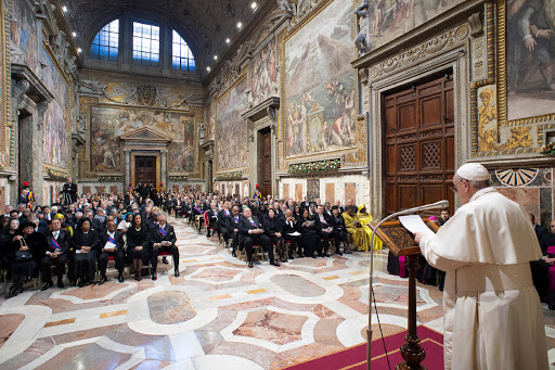Đức Thánh Cha tiếp kiến ngoại giao đoàn cạnh Tòa Thánh trong dịp đầu Năm mới 2017