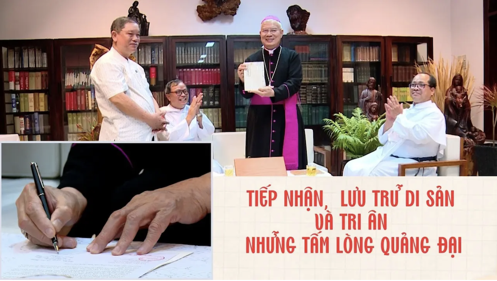 Ủy ban Văn hóa HĐGMVN tiếp nhận di sản và tri ân những tấm lòng quảng đại