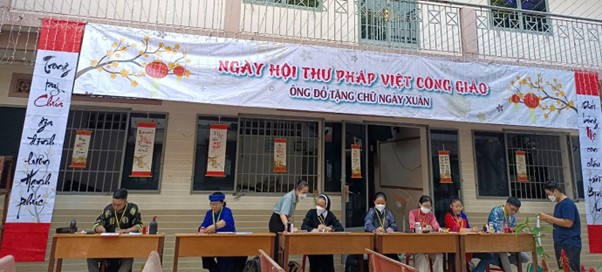 Giáo xứ Thánh Tịnh: Ngày hội thư pháp Việt Công giáo 2023