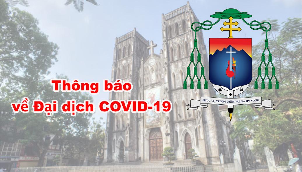 Tổng Giáo phận Hà Nội: Thông báo về một số chỉ dẫn trước Đại dịch COVID-19