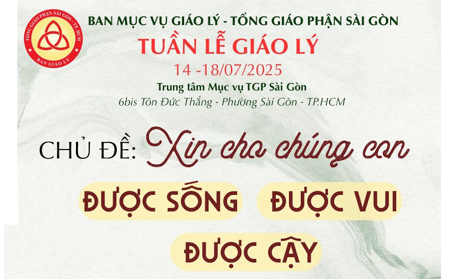 Tuần lễ Giáo lý 2025: Hành trình Chữa lành - Đổi mới - Đồng hành