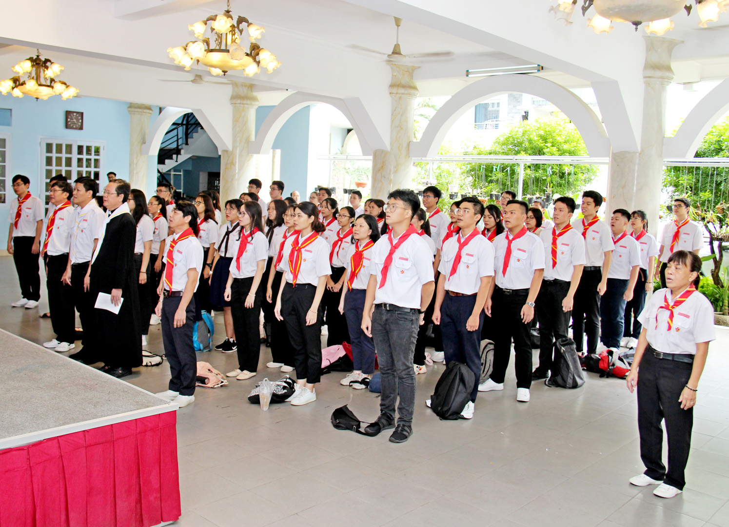 Giáo hạt Tân Định: Khai giảng khóa huấn luyện Huynh trưởng cấp I ngày 18-10-2020