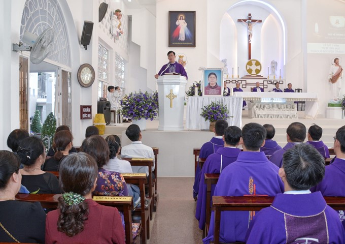 Nhà thờ Hợp An: Thánh lễ giỗ linh mục Phaolô Nguyễn Thanh Bình, OFM ngày 17-2-2023