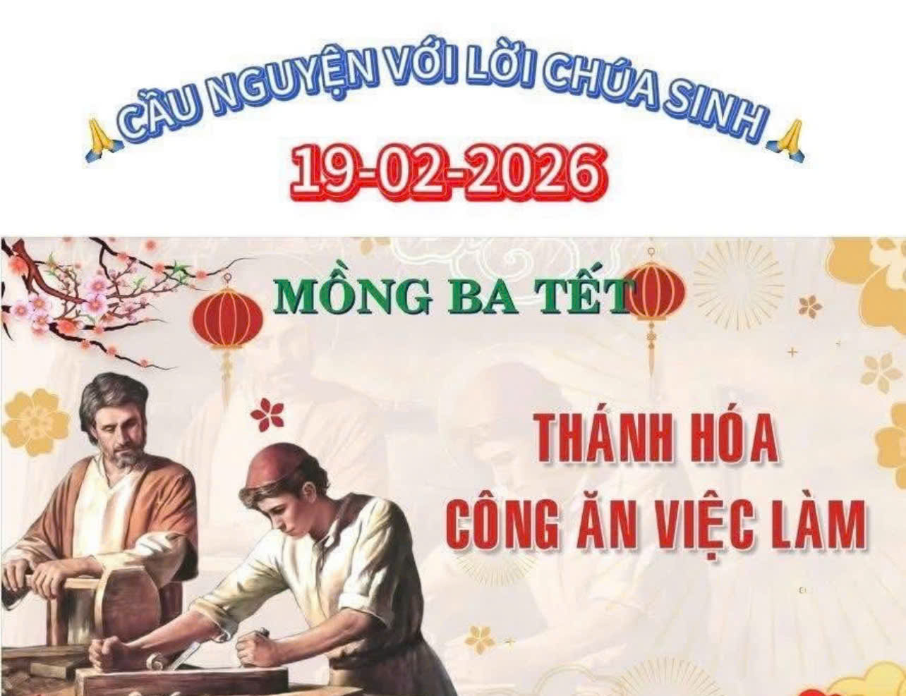 Giáo xứ Thạch Đà: Thánh lễ Thánh hóa công ăn việc làm - 2026