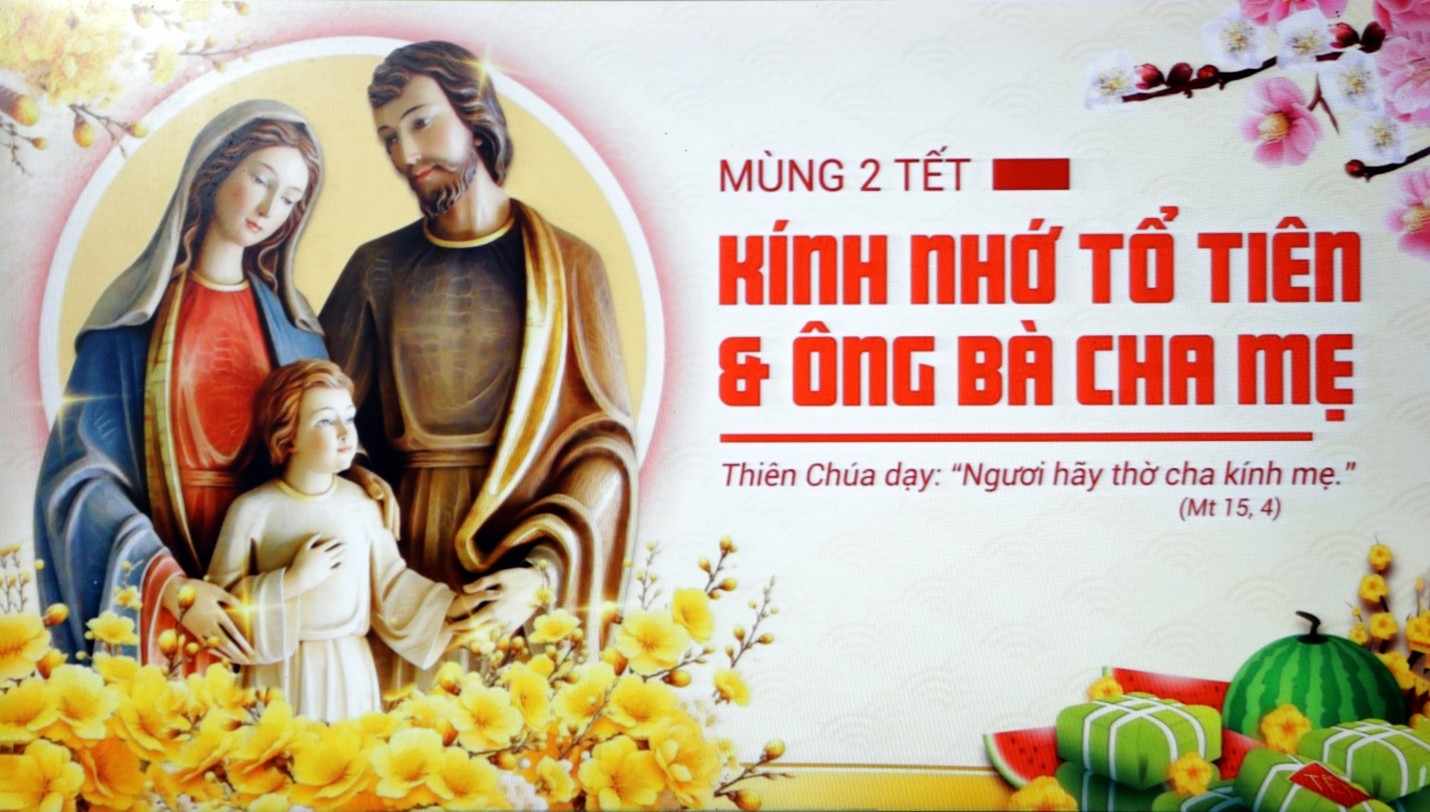 Giáo xứ Tân Phú: Thánh lễ kính nhớ Tổ tiên và ông bà cha mẹ - Mồng Hai Tết Bính Ngọ