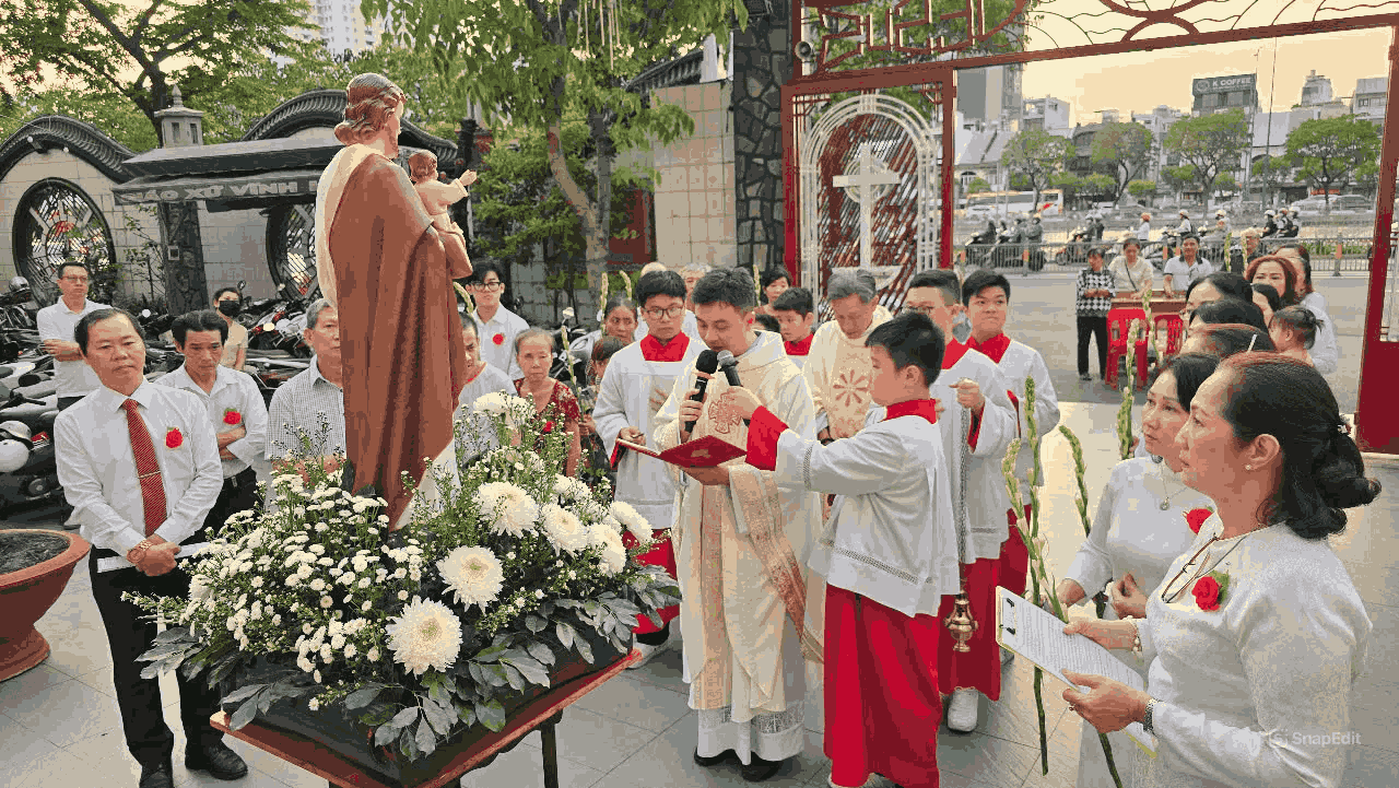 Giáo xứ Vĩnh Hội: Thánh lễ kính Thánh Giuse, bổn mạng linh mục chánh xứ và giáo khu Giuse