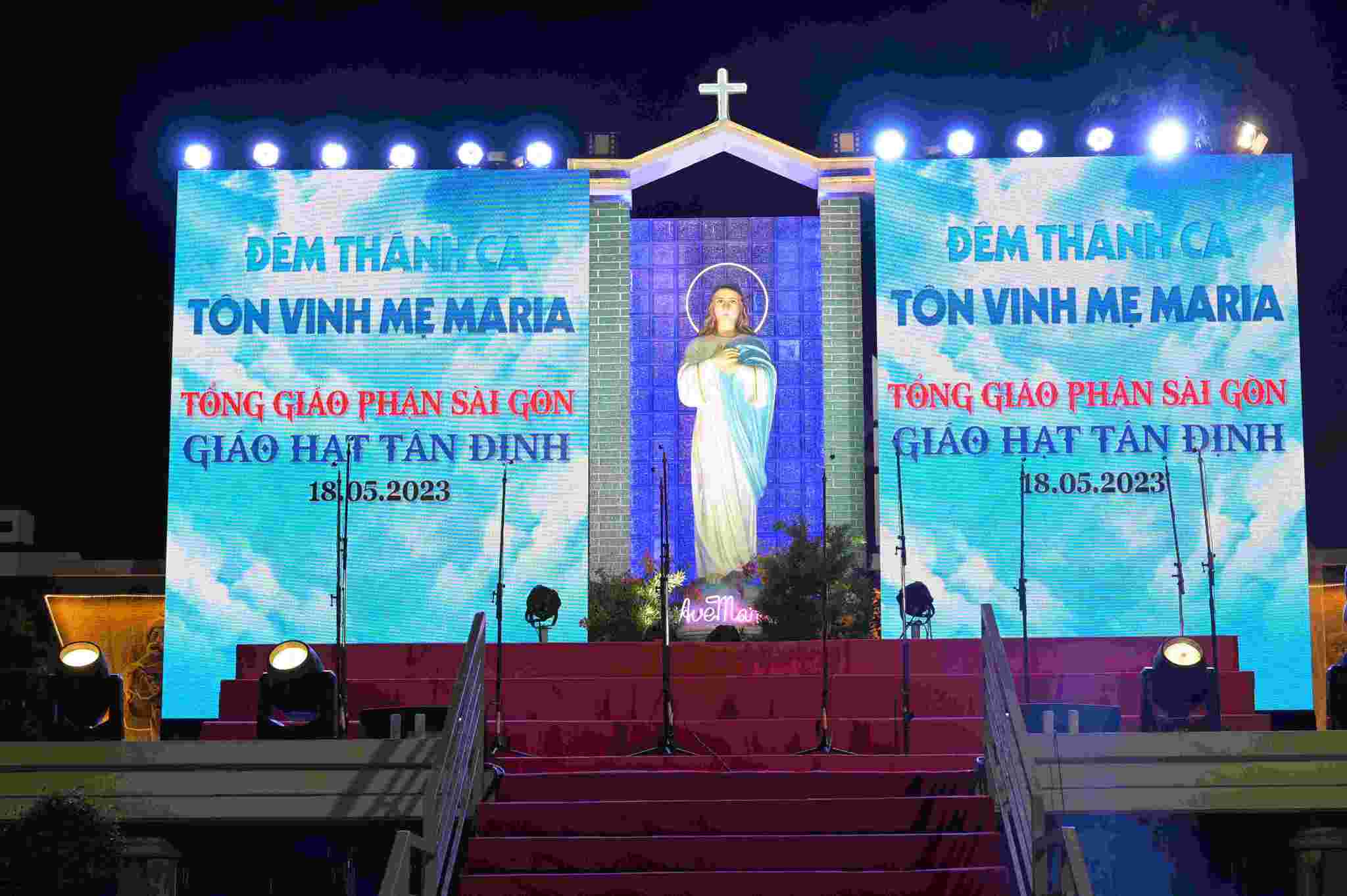 Giáo hạt Tân Định: Đêm Thánh ca tôn vinh Mẹ Maria - 2023