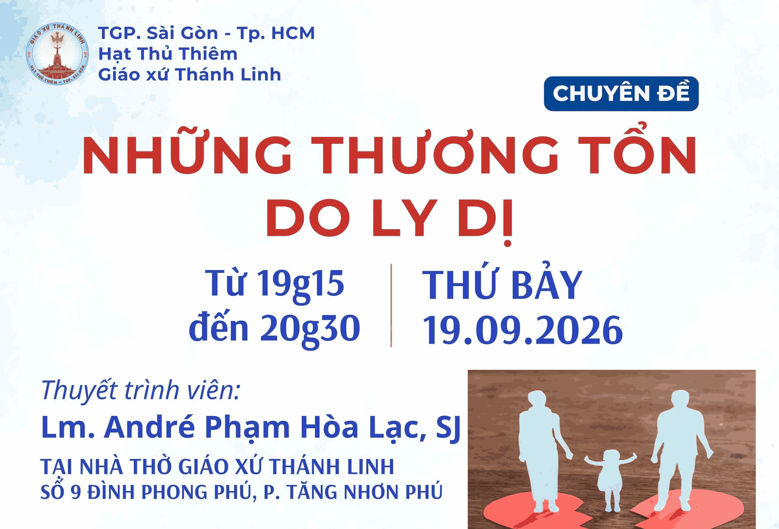 Giáo xứ Thánh Linh: Chia sẻ Chuyên đề Mục vụ Gia đình