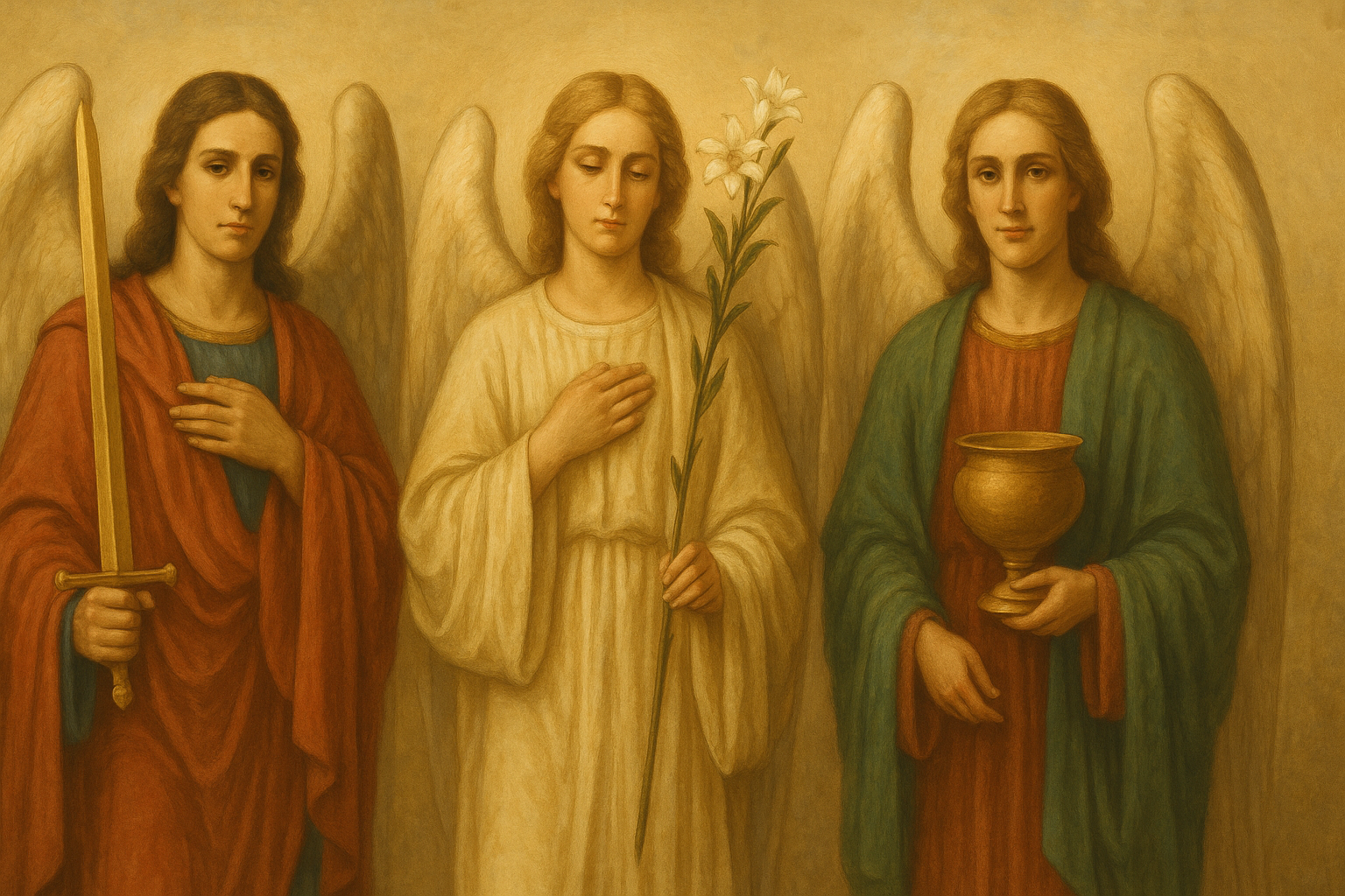 Tổng Lãnh Thiên Thần Micae, Gabrie & Raphae