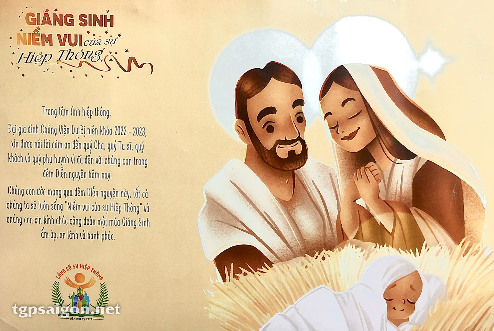 Đêm Diễn nguyện “Giáng Sinh, niềm vui của sự hiệp thông” của gia đình Chủng sinh Dự bị khóa 18