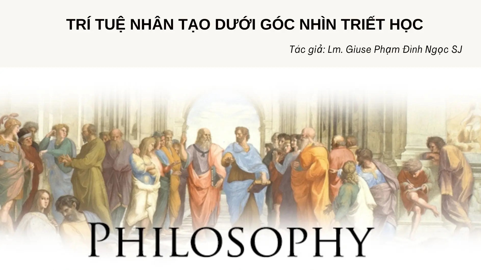 Trí tuệ nhân tạo dưới góc nhìn Triết học