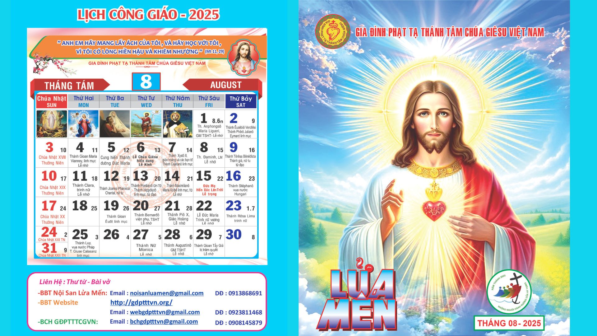 Nội san Lửa Mến tháng 08 năm 2025