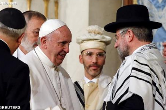 Đức Thánh Cha Phanxicô thăm Hội đường Do Thái tại Roma: “Lòng tôi luôn canh cánh mối tương giao giữa chúng ta”