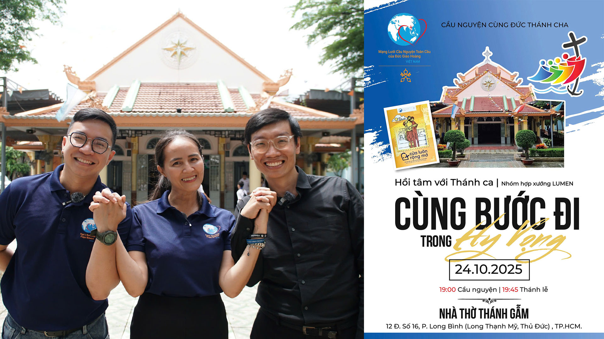 Nhà thờ Thánh Gẫm: Điểm hẹn Đức Tin trong hành trình “Cầu nguyện cùng Đức Thánh Cha”