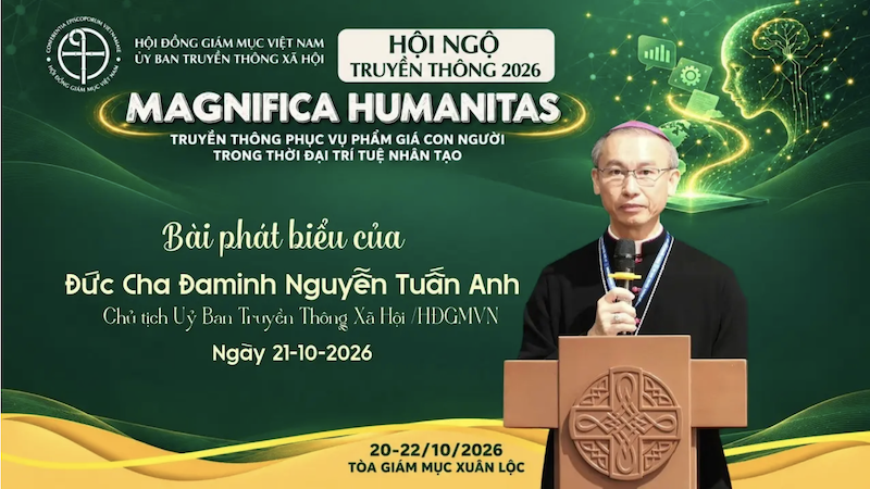 Bài phát biểu của Đức Giám mục Đaminh Nguyễn Tuấn Anh - Ngày khai mạc Hội ngộ Mục vụ Truyền thông 2026
