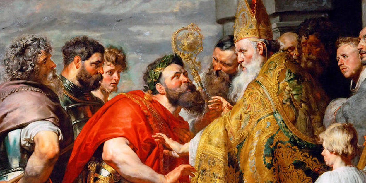 Giáng Sinh 390: Giám mục Ambrosio và Hoàng đế Théodose