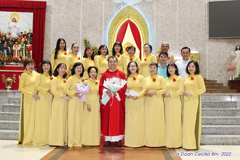 Giáo xứ Tân Phú: Bổn mạng Ca đoàn Cêcilia 2022