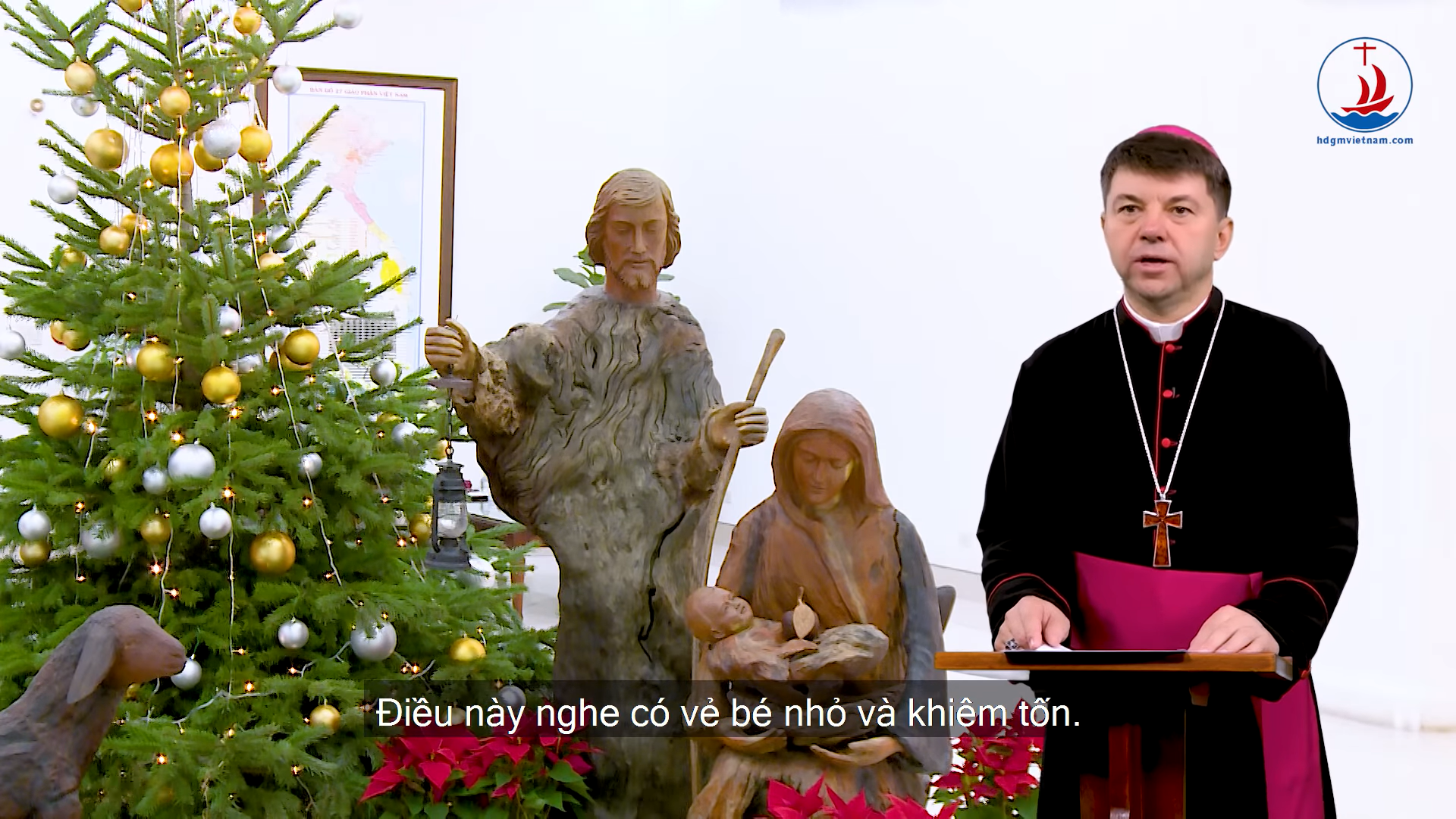 Đức TGM Marek Zalewski gởi lời chúc Giáng Sinh đến tín hữu Việt Nam