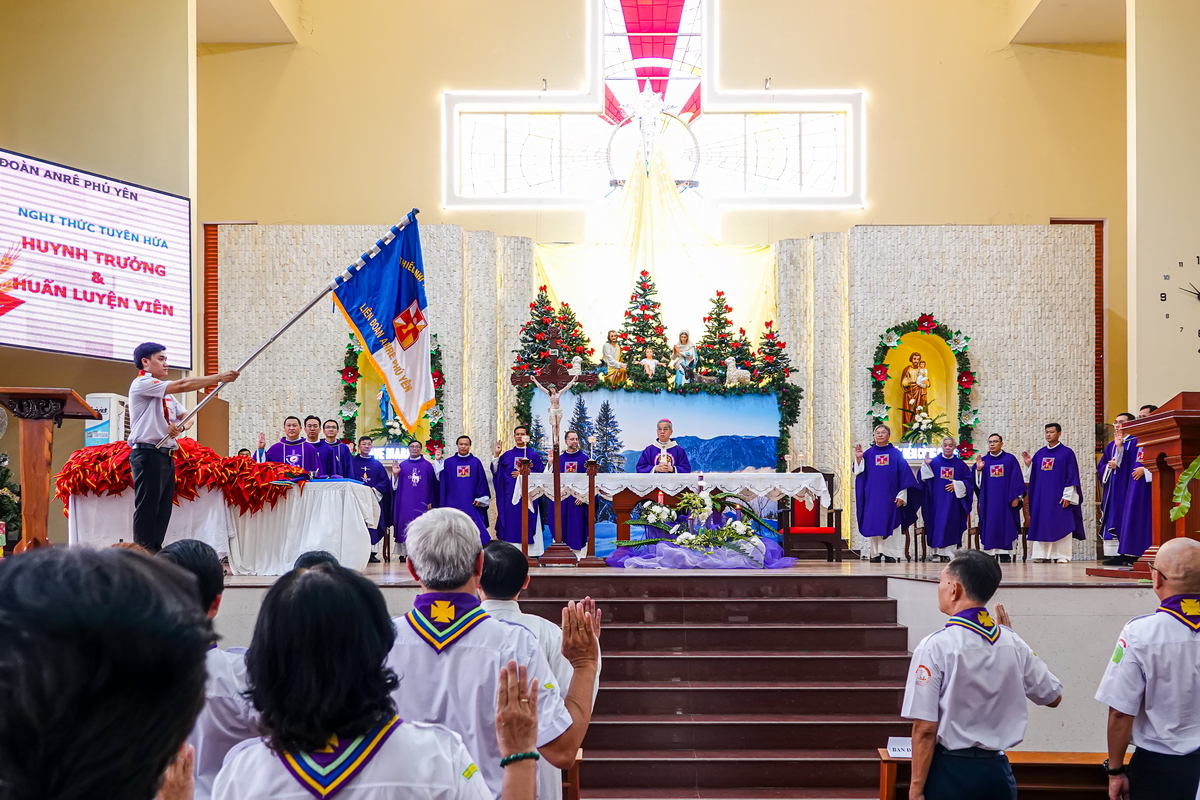 Liên đoàn Anrê Phú Yên: Thánh lễ Tuyên Hứa