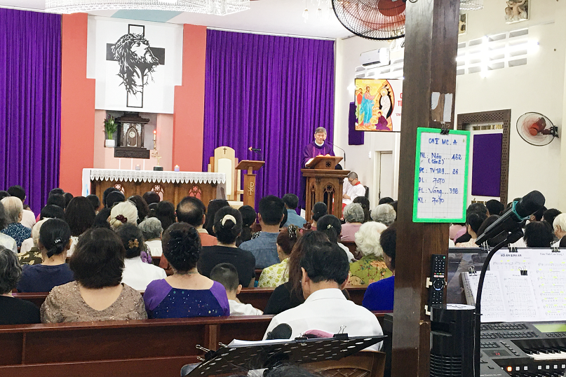 Giáo xứ Vườn Chuối: Tĩnh tâm Mùa Chay 2026