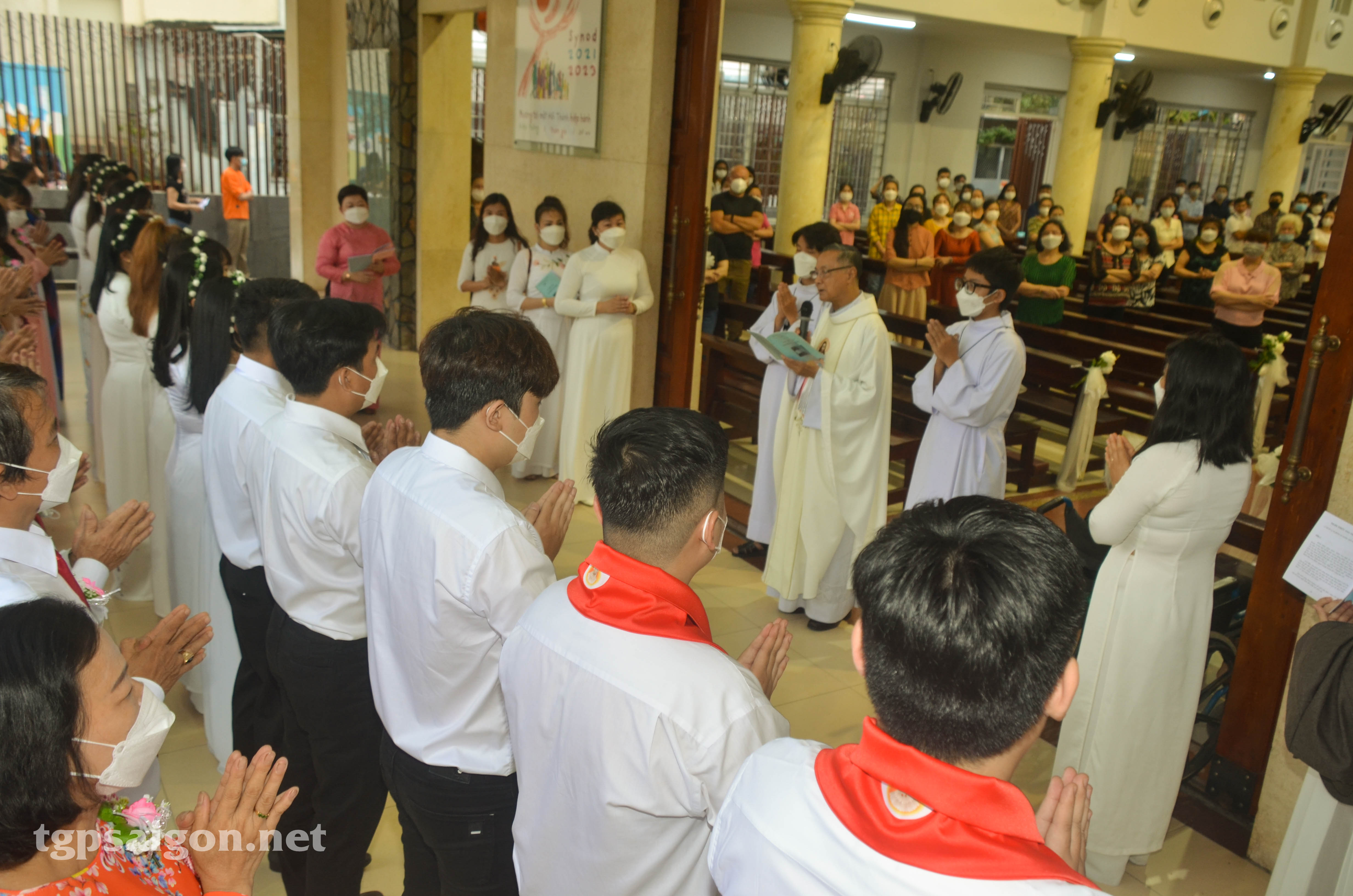 Giáo xứ Tân Việt: Rửa tội Dự tòng 23-4-2022