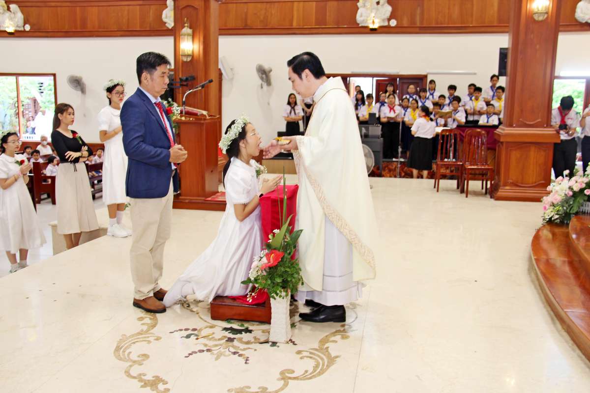 Giáo xứ Bùi Phát: Lễ Mình Máu Thánh Chúa, Bổn mạng xứ đoàn Kitô Vua và  rước lễ lần đầu - 2025