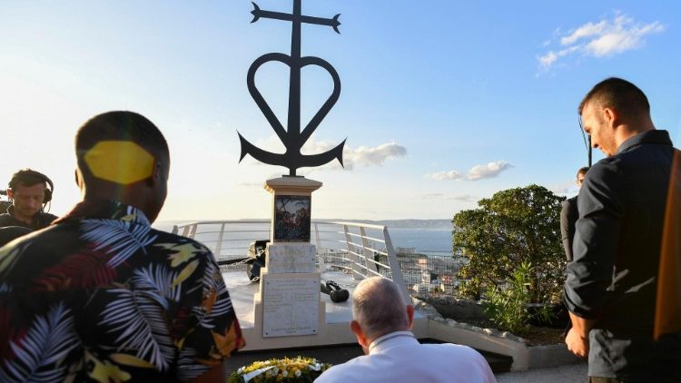 Diễn văn của Đức Thánh Cha tại buổi tưởng niệm các thủy thủ và người di cư mất tích trên biển