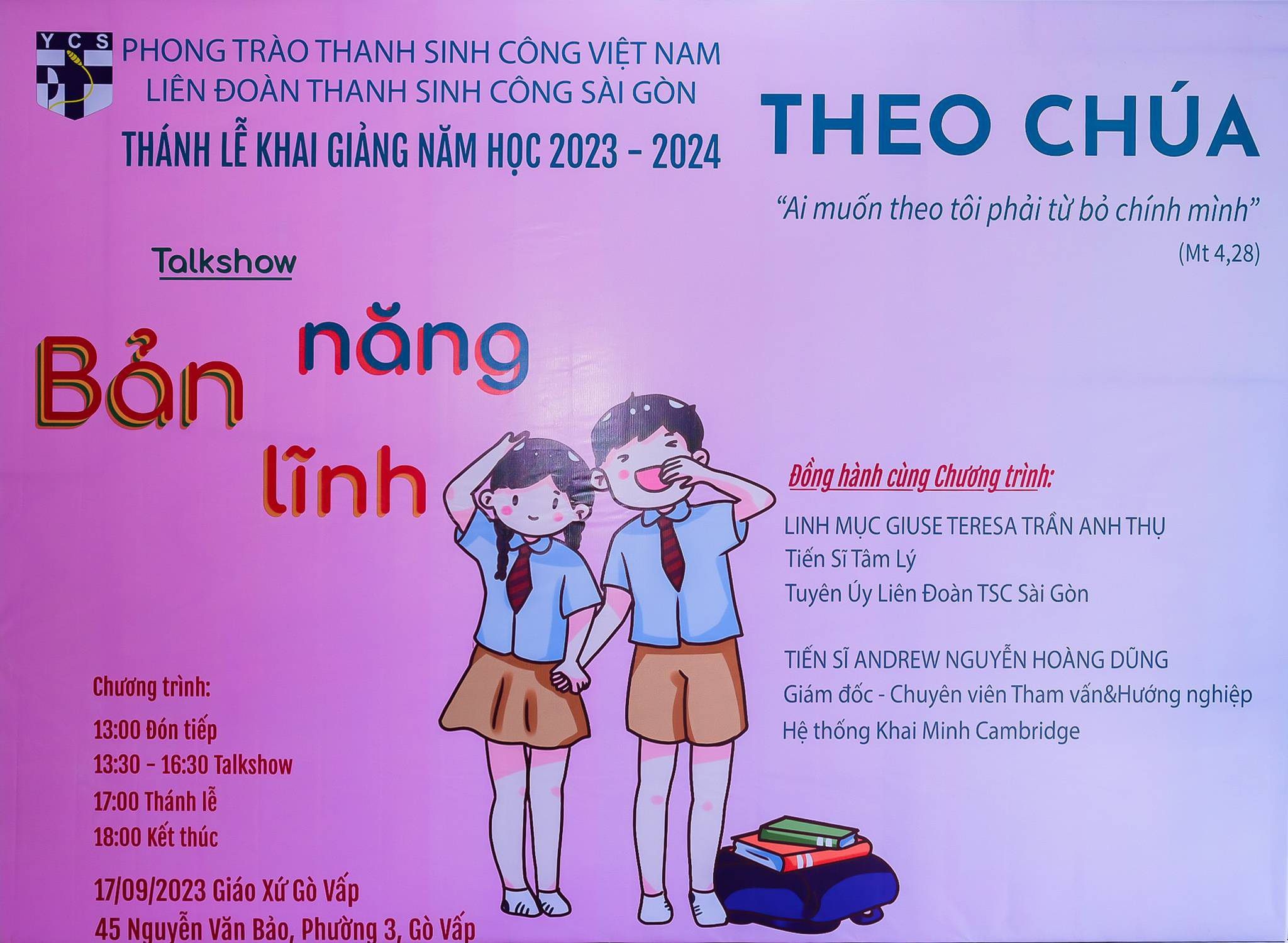 GX Gò Vấp: Thánh lễ khai giảng năm học 2023-2024 (Liên đoàn Thanh Sinh Công Sài Gòn)
