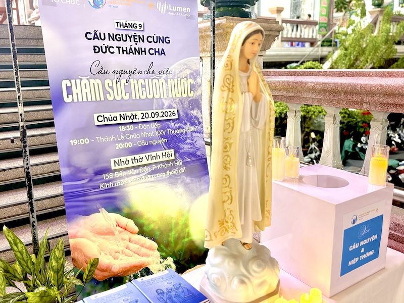 Cầu nguyện cho việc chăm sóc nguồn nước: Món quà của sự sống