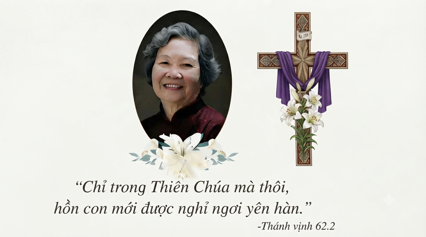 Cáo phó: Thân mẫu Lm Giuse Đinh Đức Thịnh qua đời
