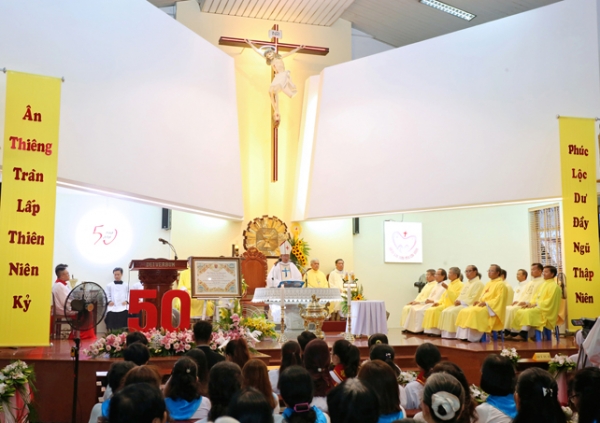 Giáo xứ Khánh Hội: Khai mạc năm Thánh kỷ niệm 50 năm thành lập