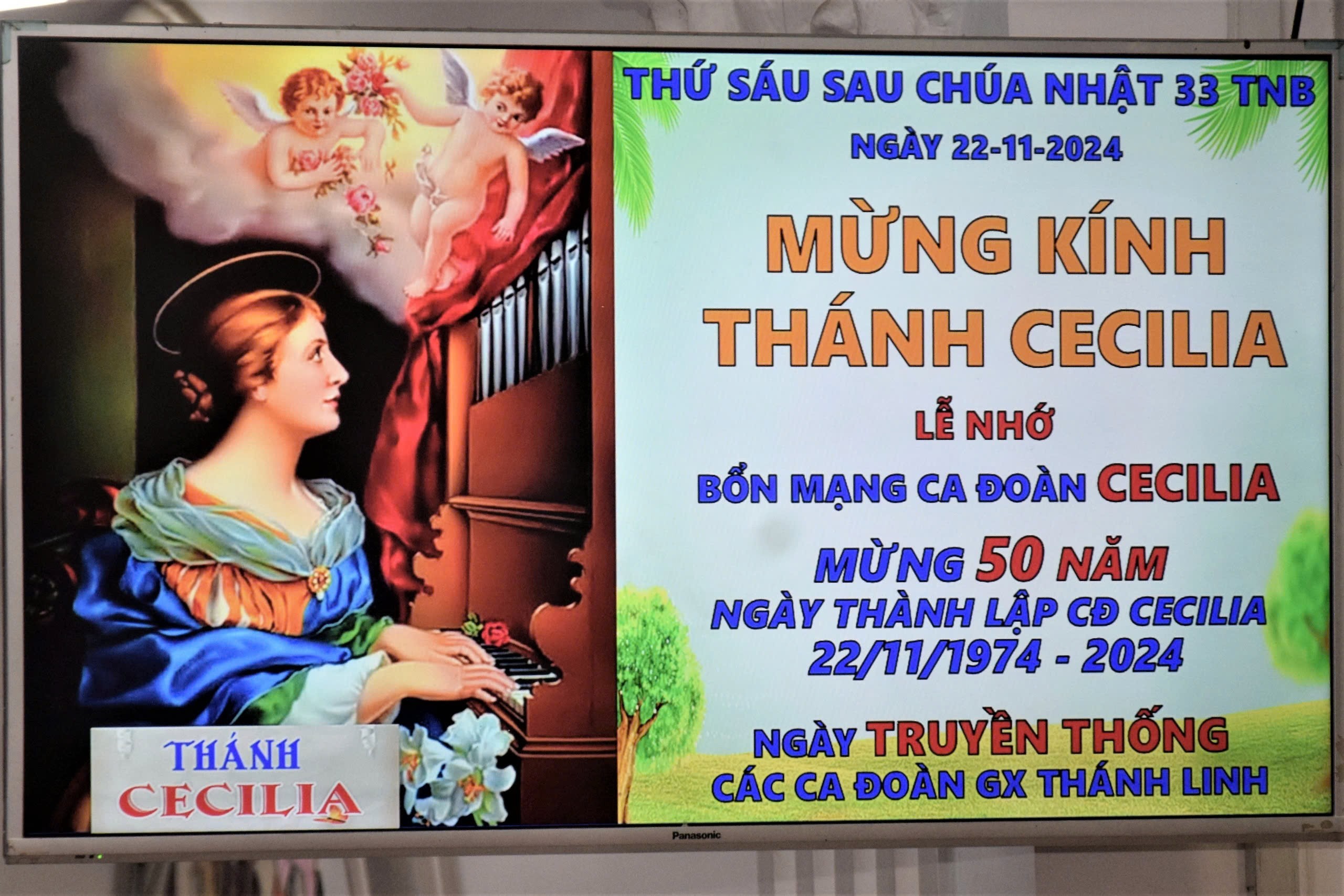 Mừng 50 năm hồng ân Ca đoàn Cécilia giáo xứ Thánh Linh