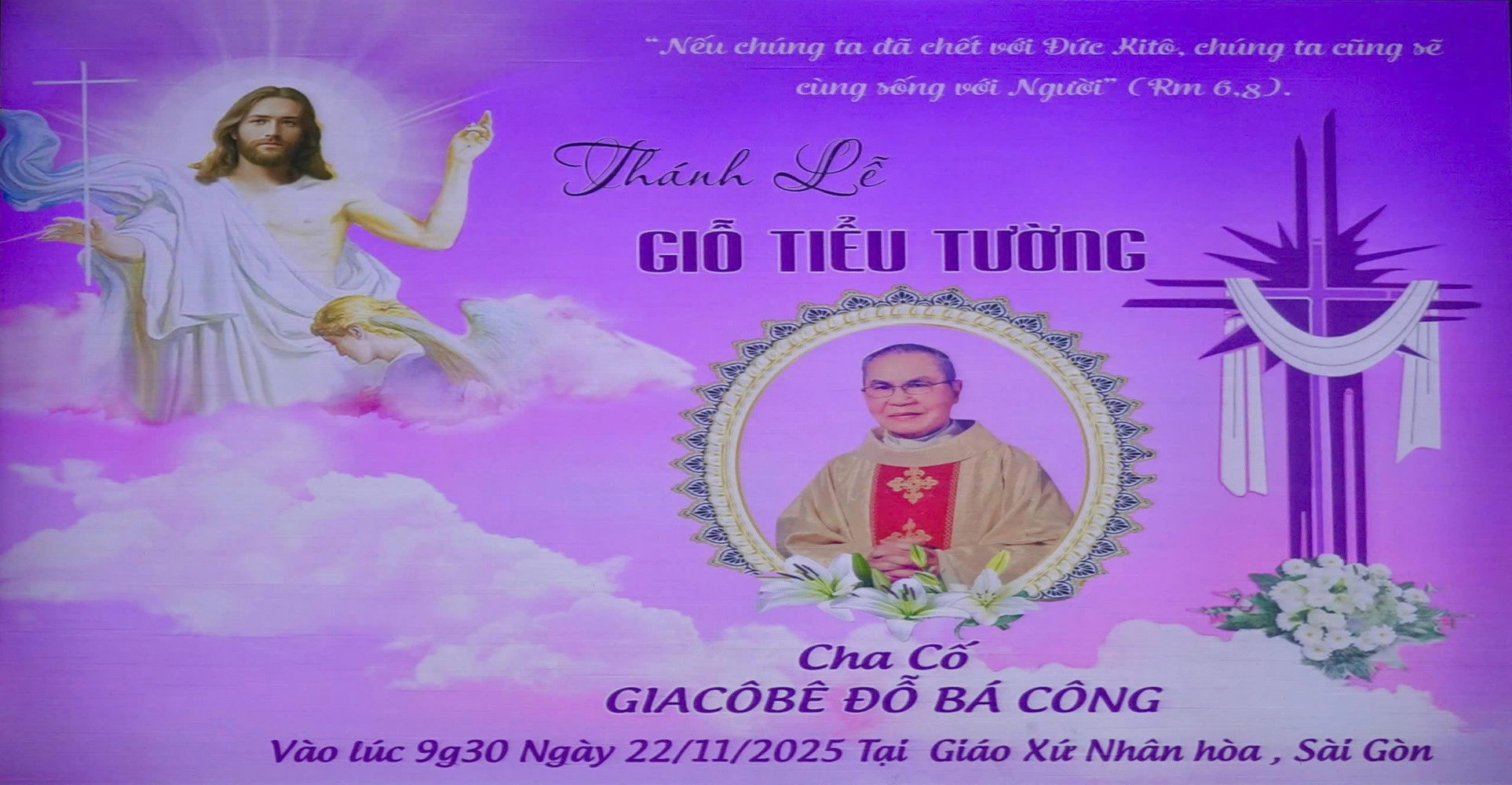 Giáo xứ Nhân Hoà: Lễ Giỗ 1 năm Cha Cố Giacôbê Đỗ Bá Công