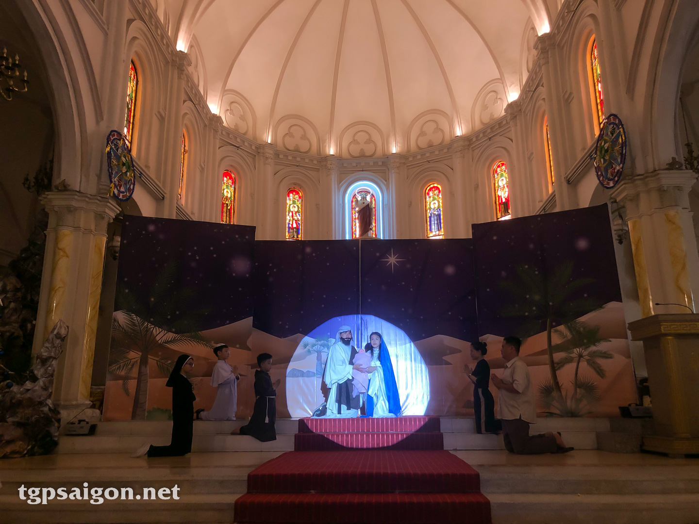 Giáo xứ Chợ Quán: Tổng dợt chuẩn bị đêm diễn nguyện Giáng Sinh 2022