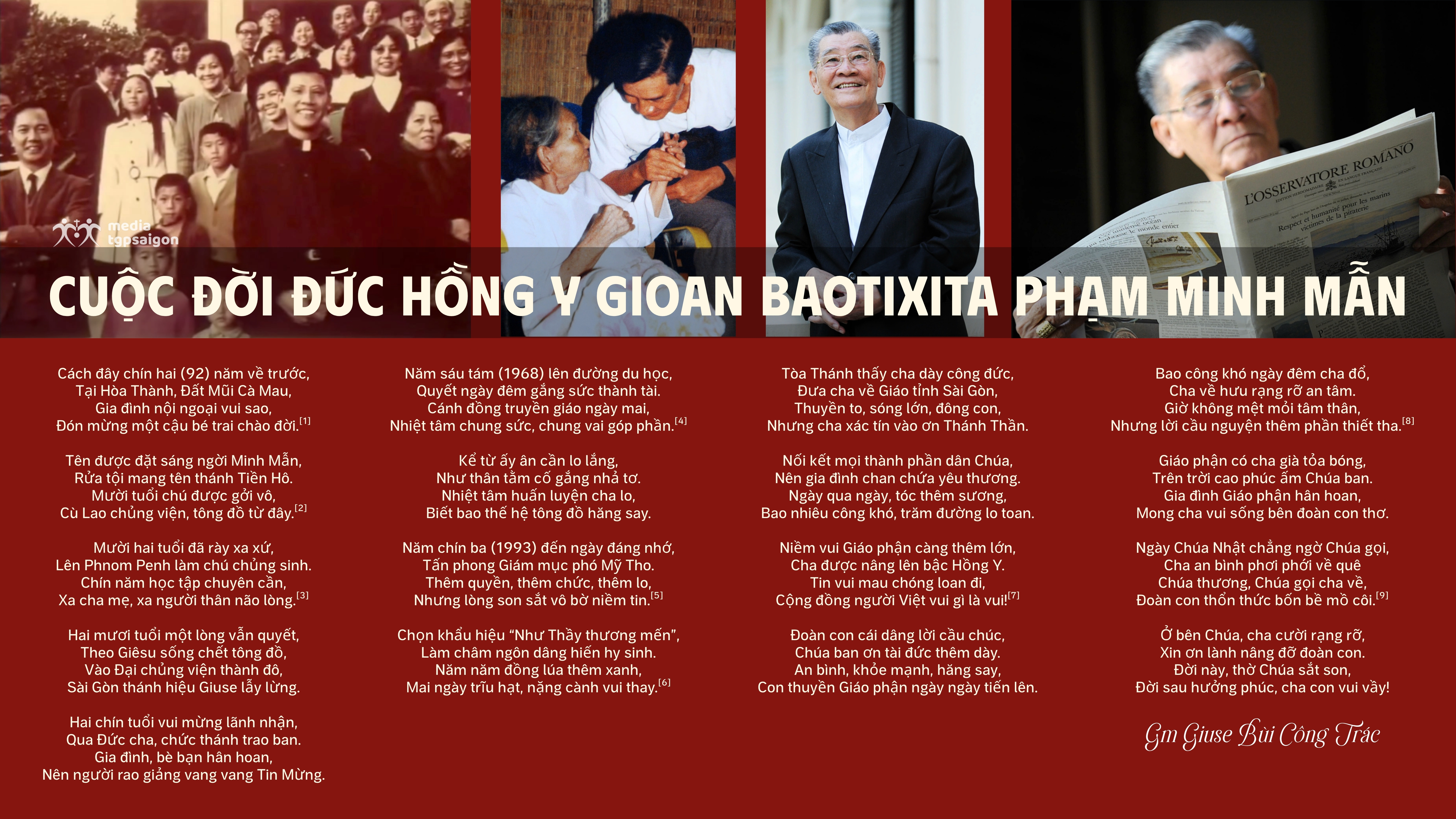 Cuộc Đời Đức Hồng Y Gioan Baotixita Phạm Minh Mẫn - Gm Giuse Bùi Công Trác