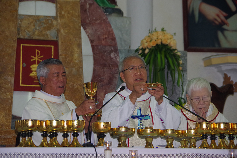 Đức cha Phaolô Nguyễn Thái Hợp dâng Thánh lễ tạ ơn kết thúc sứ vụ tại giáo phận Vinh