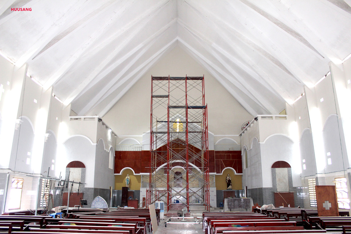 Giáo xứ Cầu Kho: Công trình cải tạo nhà thờ Cầu Kho năm 2020