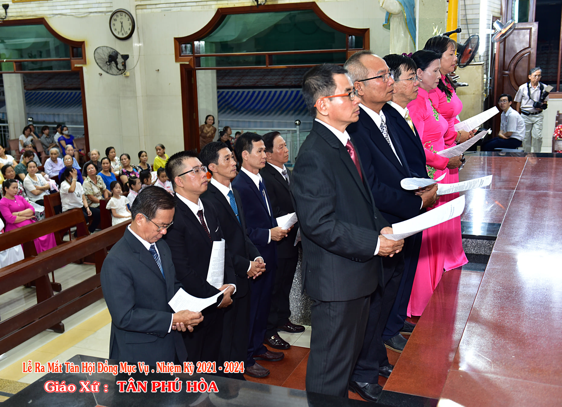 Tân Hội đồng Mục vụ Giáo xứ Tân Phú Hòa ra mắt ngày 24-4-2021