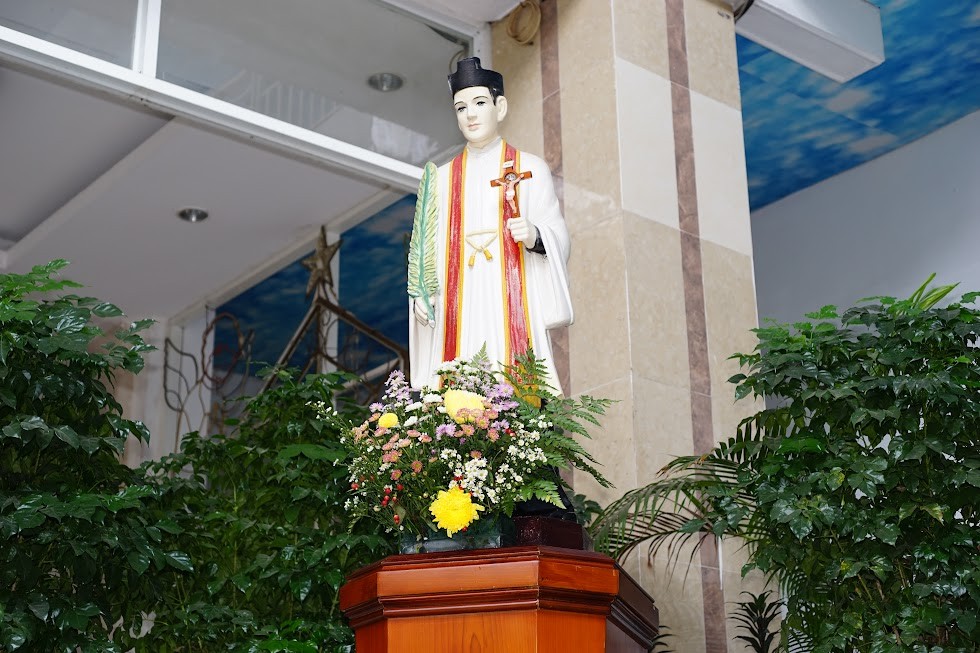 Giáo xứ Thánh Linh hành hương Năm Thánh về An Nhơn - quê hương Thánh Phaolô Lê Văn Lộc