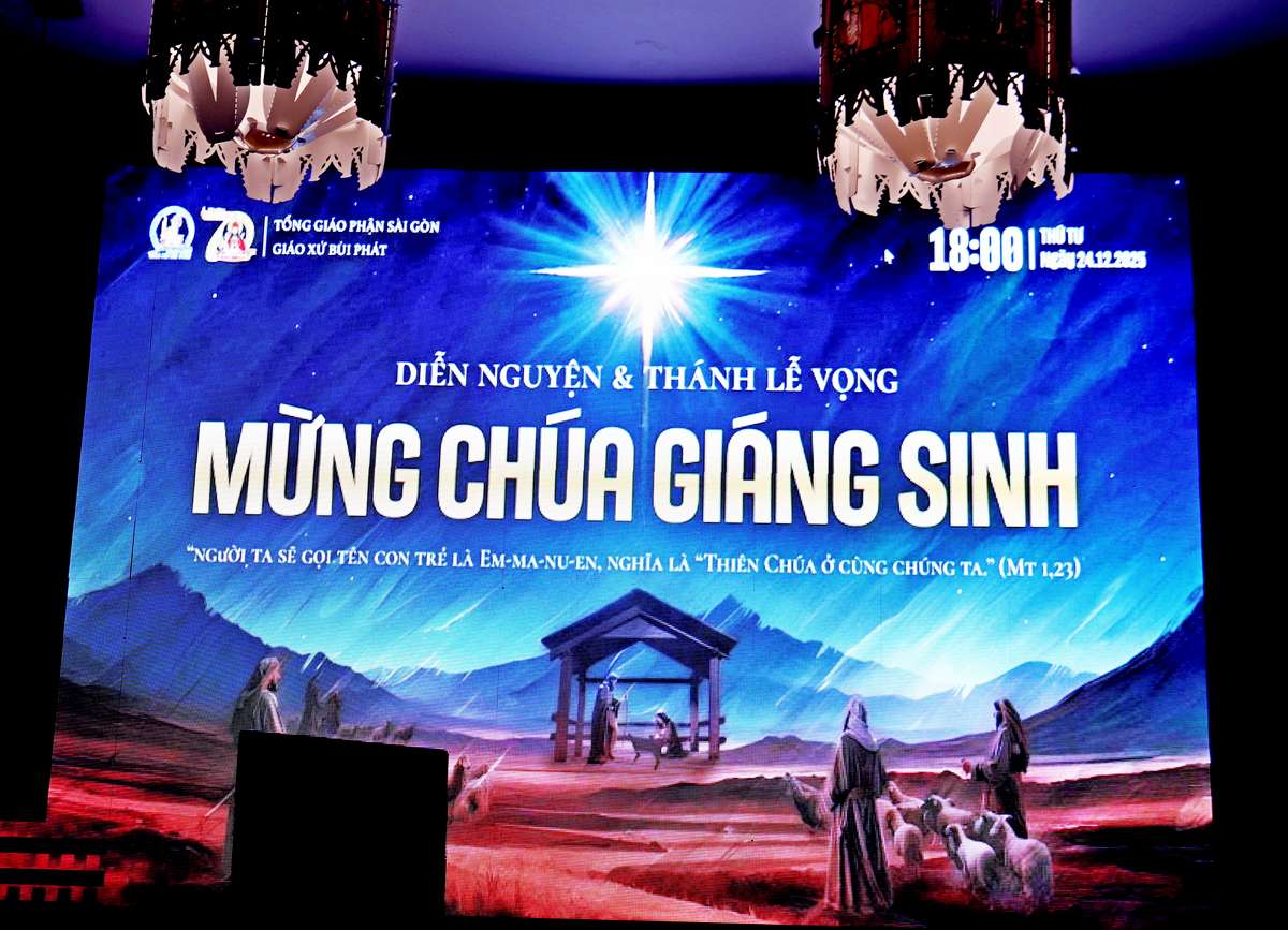 Thánh lễ Vọng Giáng Sinh tại giáo xứ Bùi Phát năm 2025