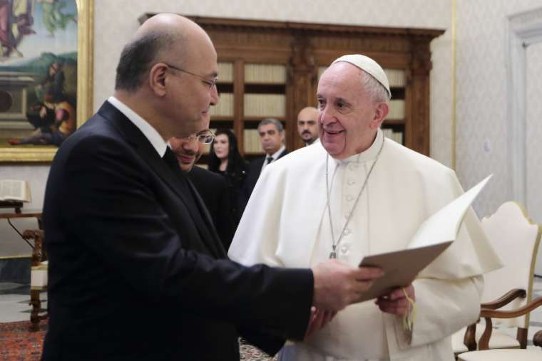 Tổng thống Irắc gặp Đức Giáo hoàng Phanxicô