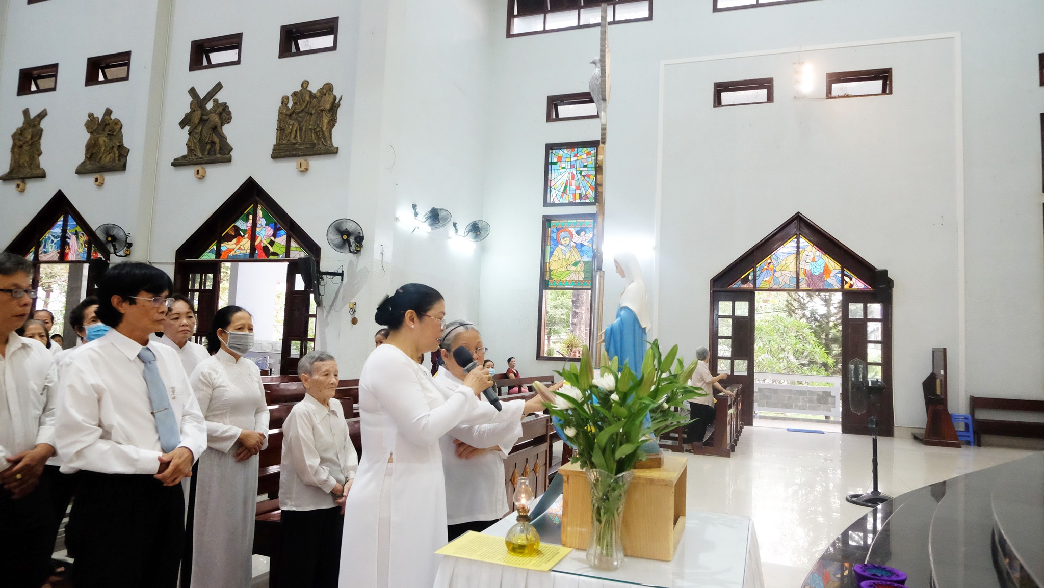 Giáo xứ Phú Bình: Legio Mariae mừng lễ Đức Mẹ Truyền Tin 25-3-2021