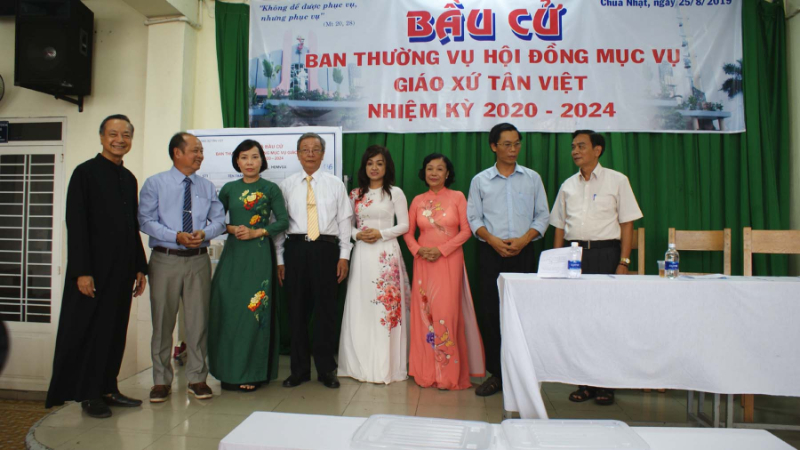 Giáo xứ Tân Việt: Bầu Ban thường vụ Hội đồng Mục vụ