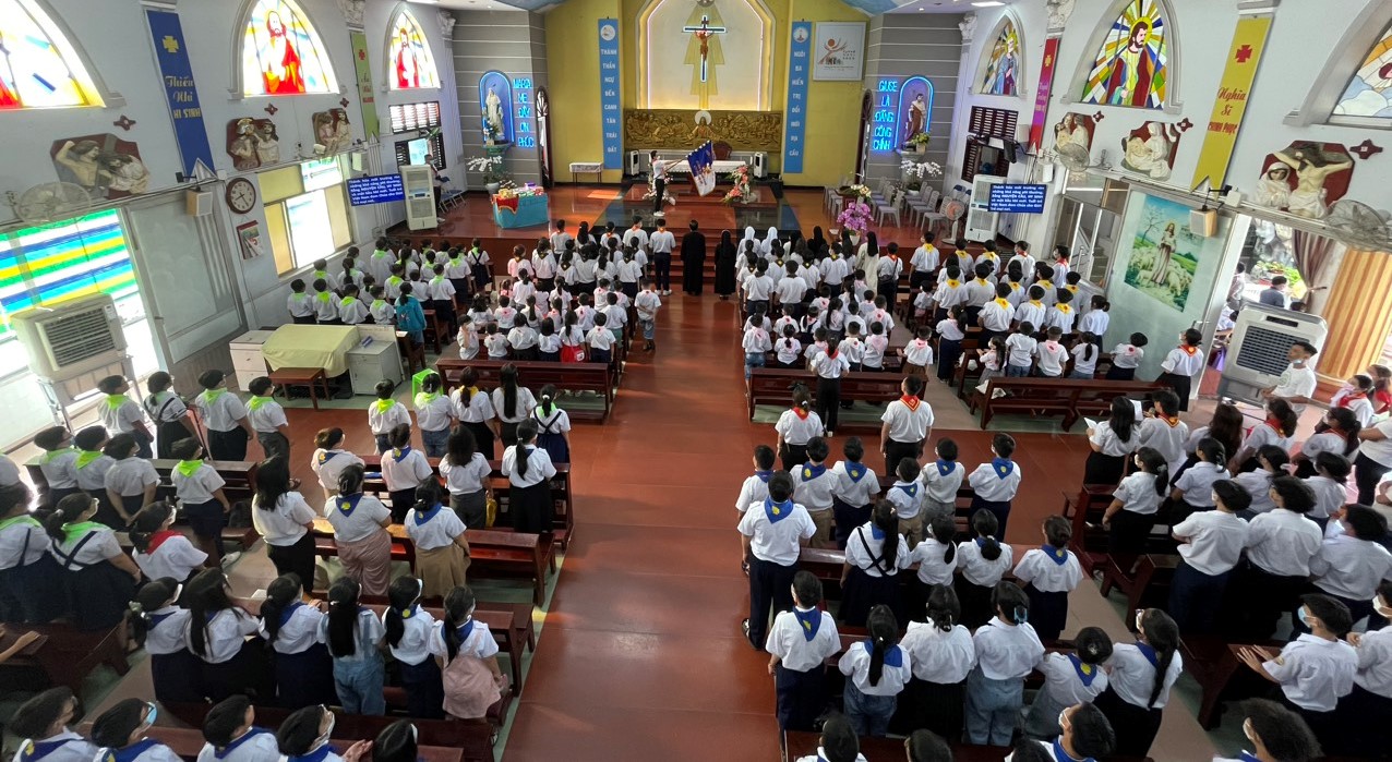Giáo xứ Thánh Linh: Lễ Tổng kết Năm học Giáo lý 2021-2022